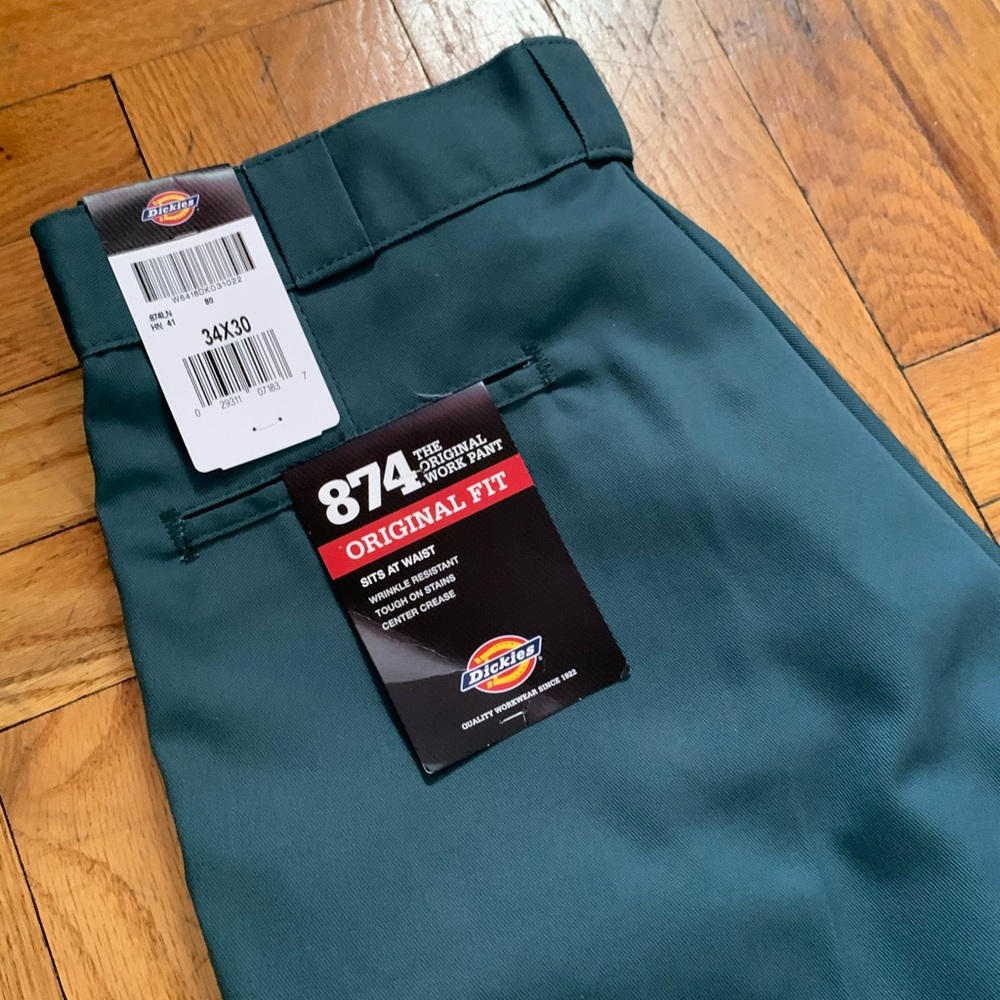 NWT Dickies Lincoln Green 34x30